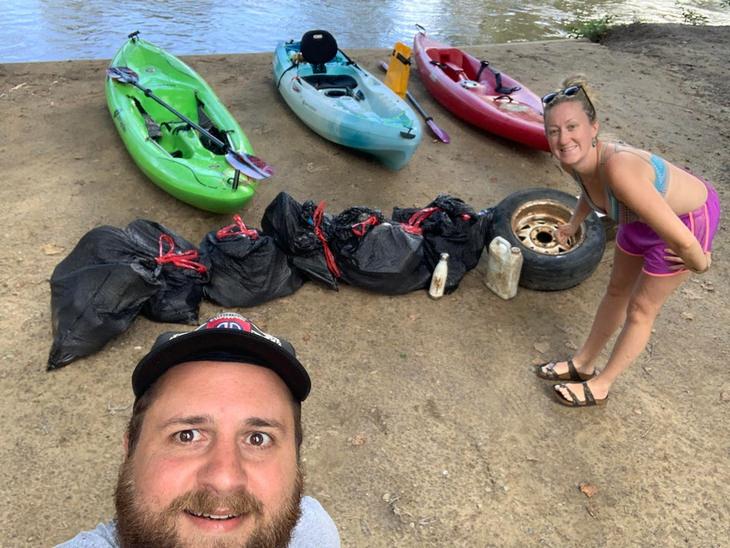 TrashTag Challenge: kayaks
