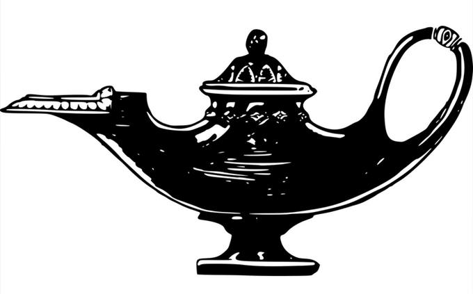 Myths: genie lamp