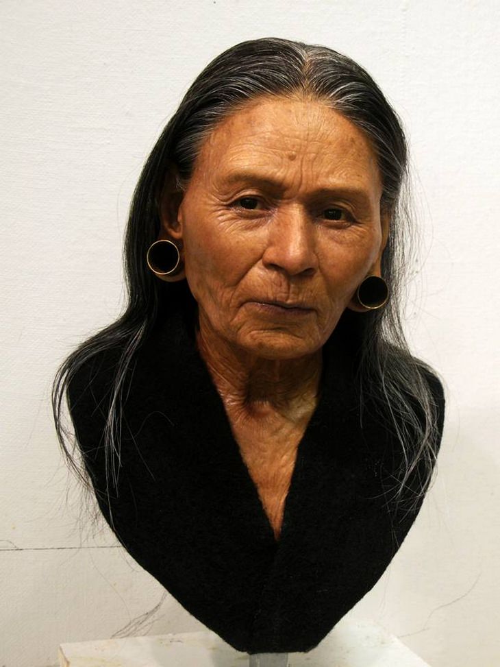 Skull reconstructions: Peru Wari queen