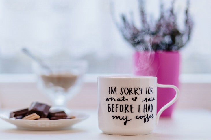 dealing with guilt grumpy in the morning cup