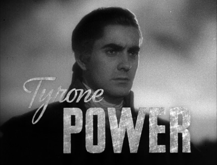 Transatlantic accent Tyrone Power