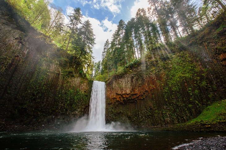 lesser known natural wonders in the USA Abiqua Falls