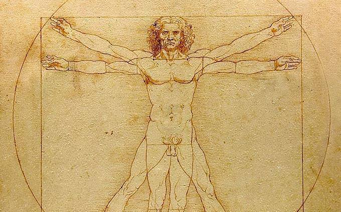 Vitruvian Man by Da Vinci