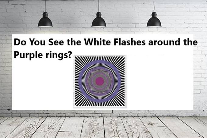 can you see the white flashes around the purple rings?