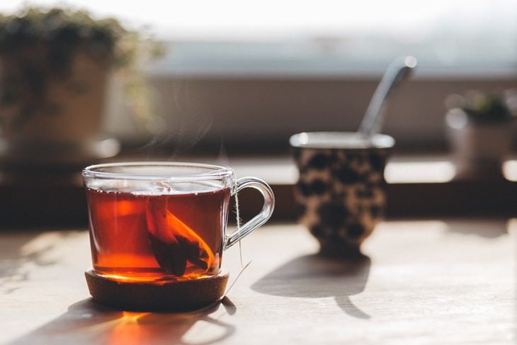 things not to dump into kitchen sink a cup of tea tea bag