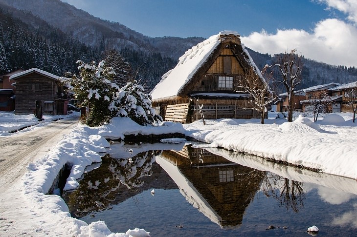 Lugares desconhecidos Shirakawa-gō e Gokayama, Japão