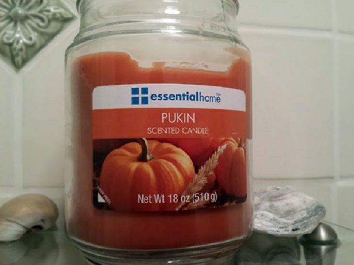 Funniest Spelling Mistakes scented candle 