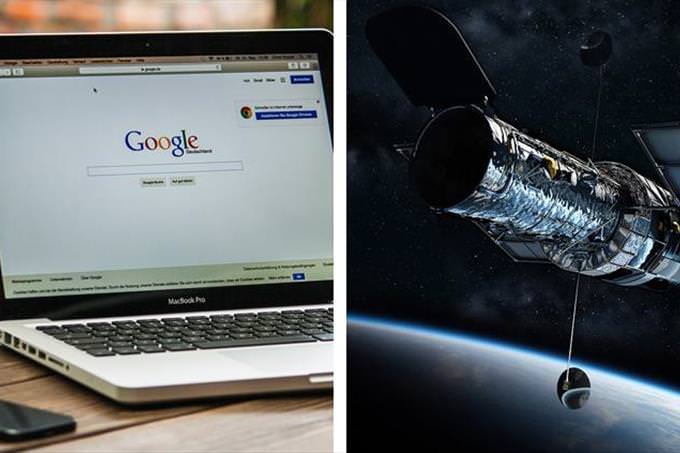 טריוויה: מחשב עם גוגל וטלסקופ חלל