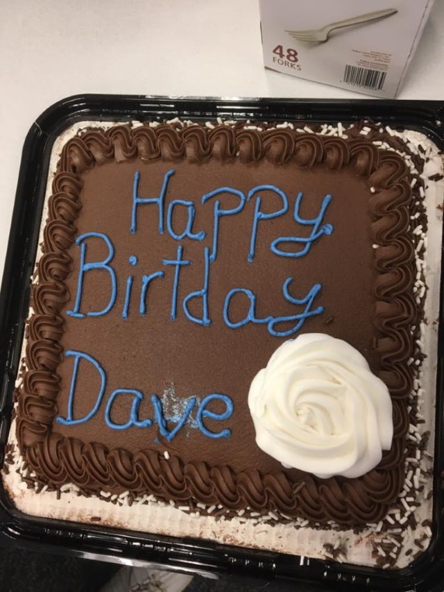 Cake Fails Dave happy birtday