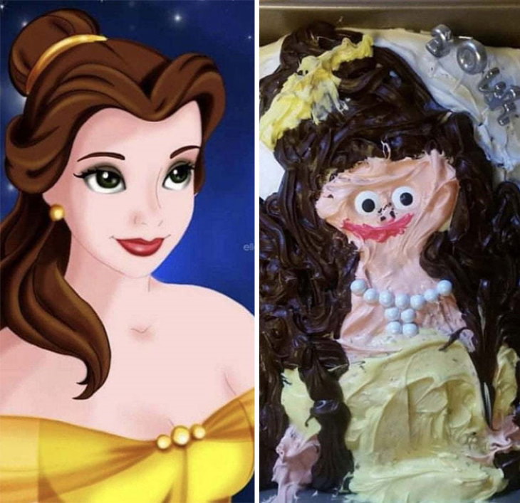 Cake Fails Beauty and the Beast
