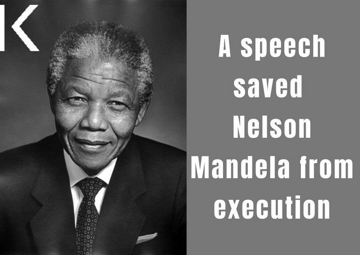 Nelson Mandela facts, courtroom speech