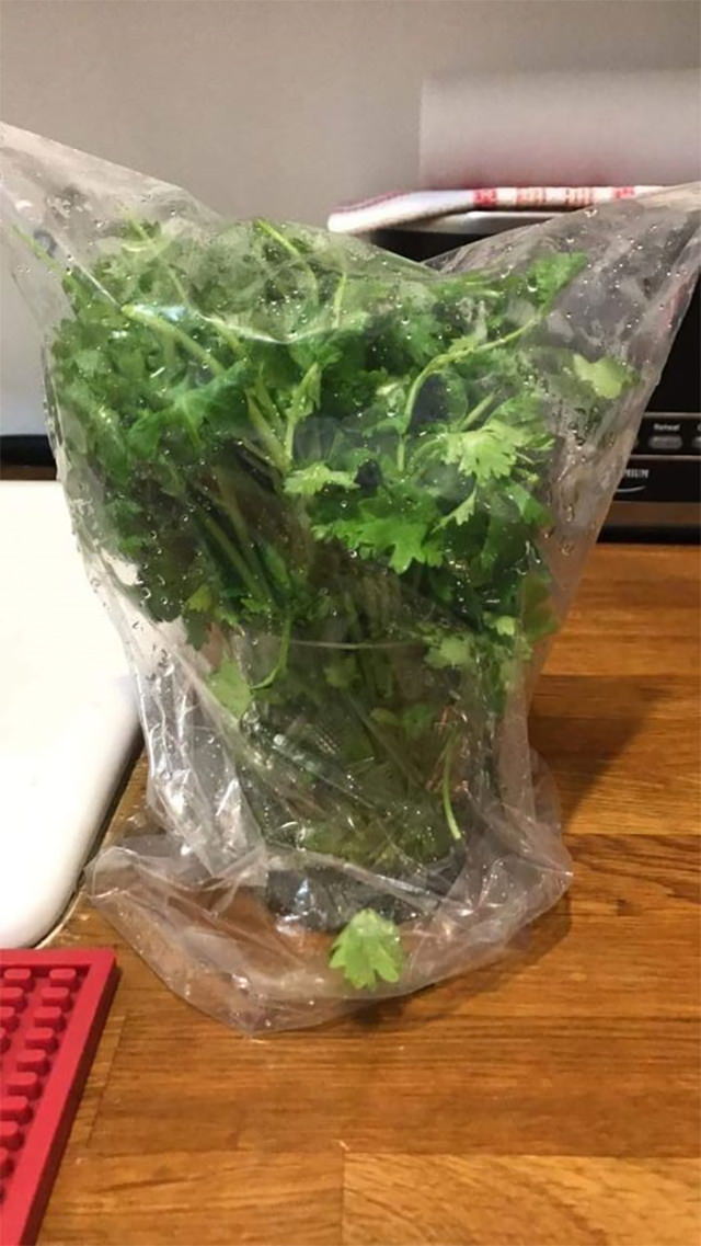 grocery tips parsley storage
