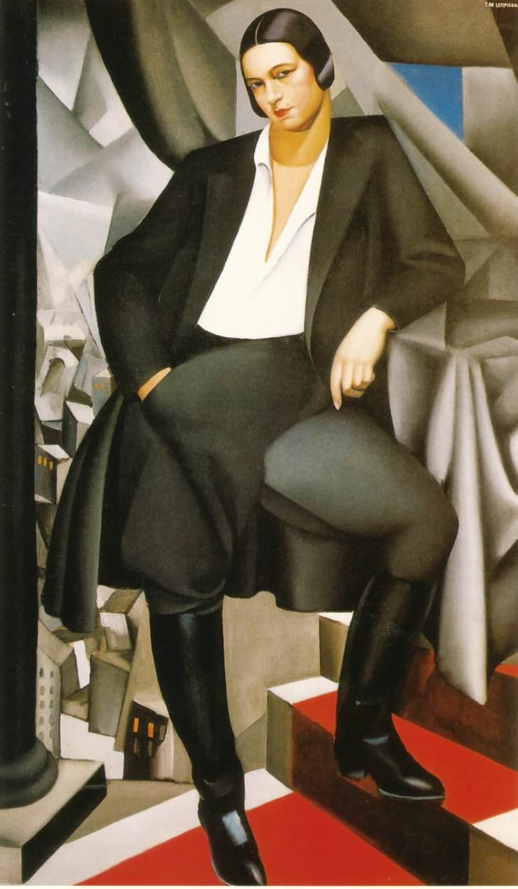  Artist profile of Tamara de Lempicka, duchesse de la salle 1925
