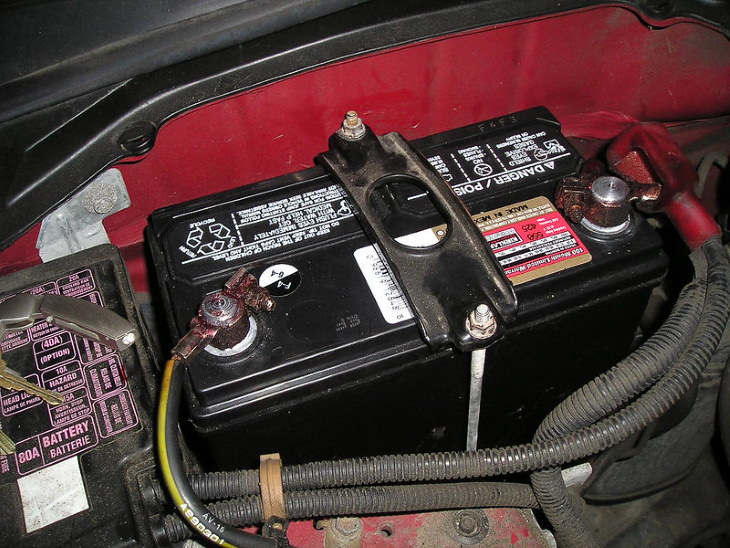 hazardous household waste Car Battery