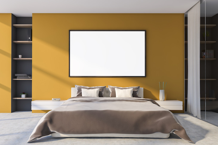 The 5 Worst Colors for Your Bedroom Walls, yellow bedroom