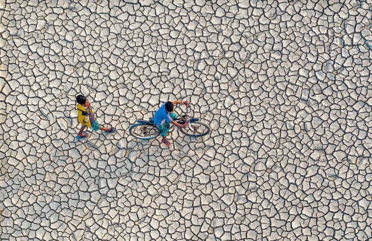2020 Weather Photographer of the Year Finalist: “A Thirsty Earth” by Abdul Momin