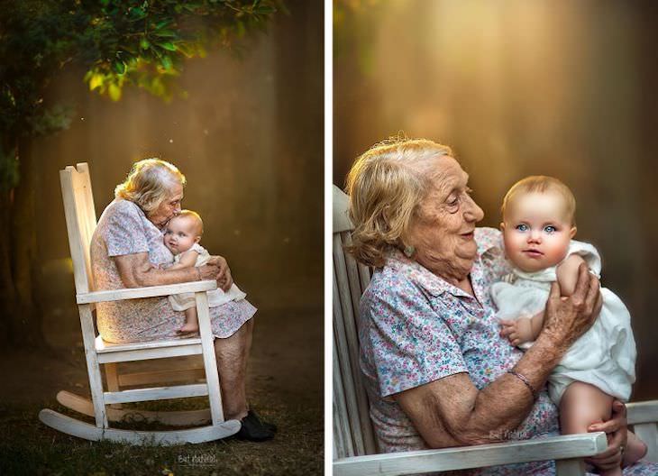 12 Heartwarming Photos Depicting a Grandma's Love