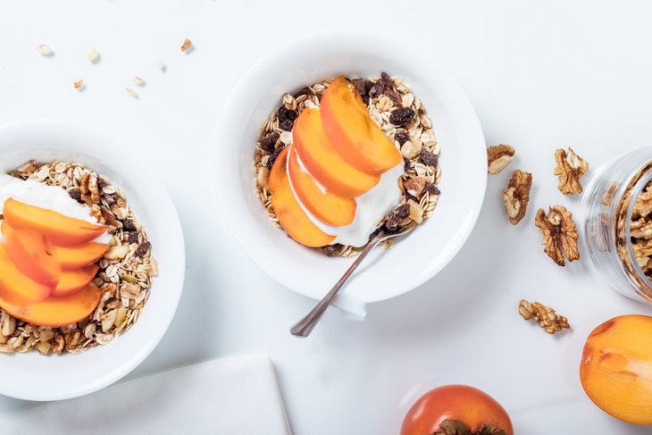 Natural Ways to Increase Dopamine Levels granola with yogurt and fruit