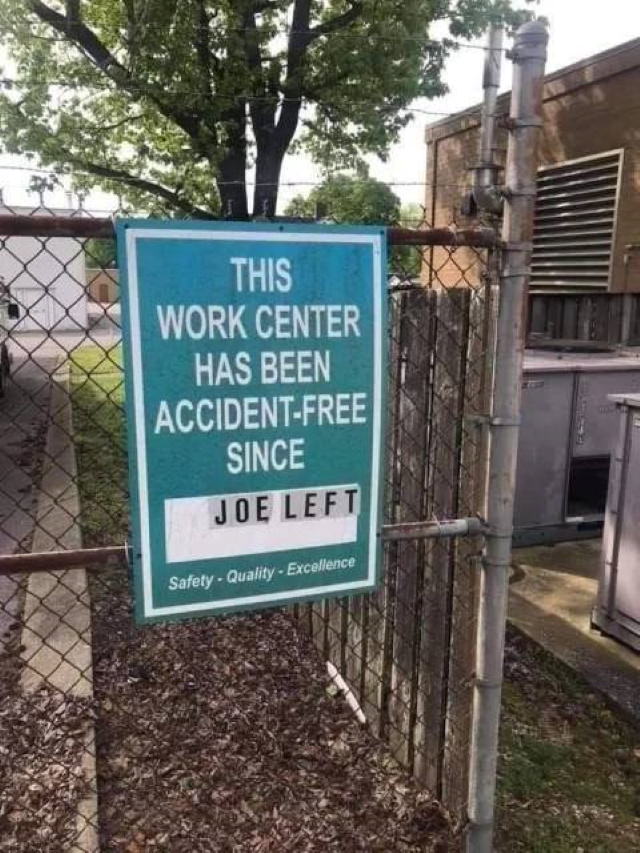 funny signs joe left