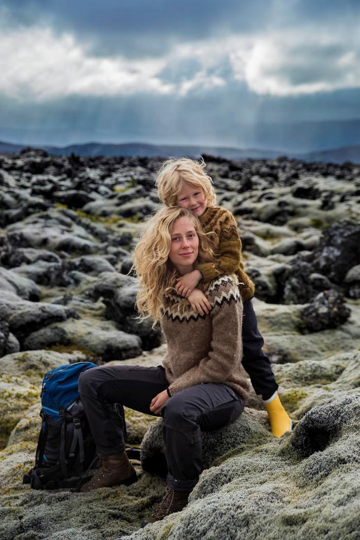 The Beauty of Motherhood in 18 Different Cultures  Andrea and her son Benjamin, Iceland