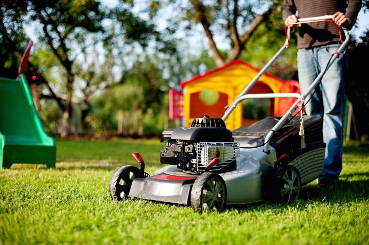 Home Maintenance Mistakes mowing the lawn