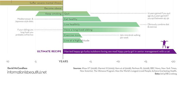 Infographic: What Increases Life Expectancy?