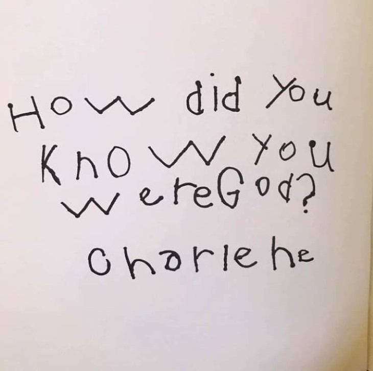 3rd-Graders Ask God how did you know you were god