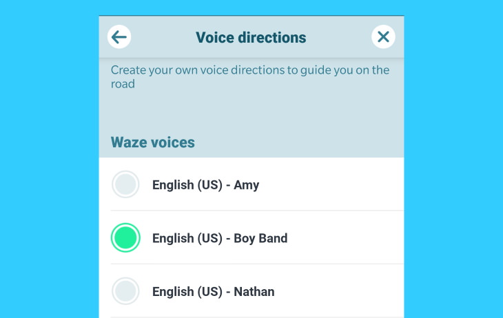 Useful Waze Features language and voice