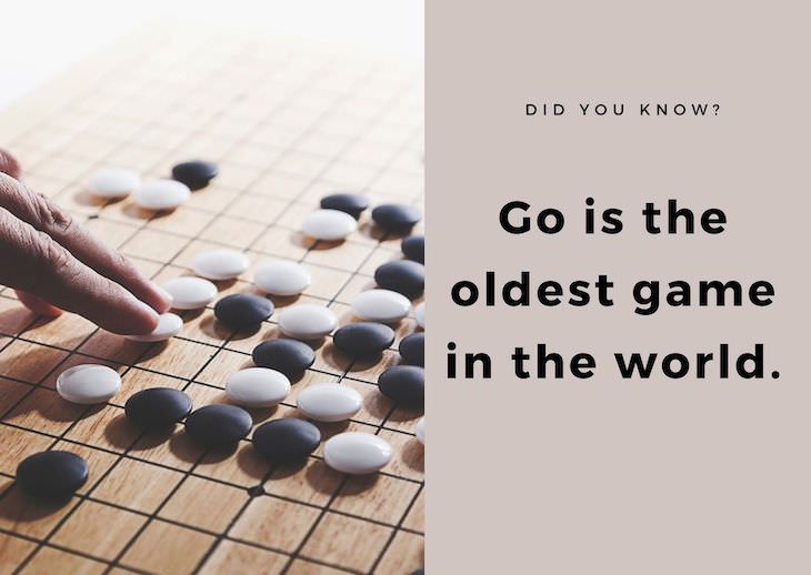 15 Intriguing Facts About the World Around Us, go oldest game