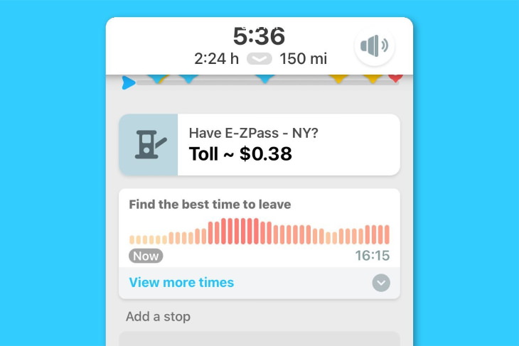 Useful Waze Features best departure time