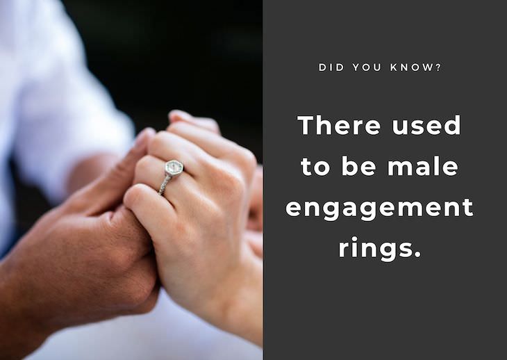 15 Intriguing Facts About the World Around Us, male engagement rings
