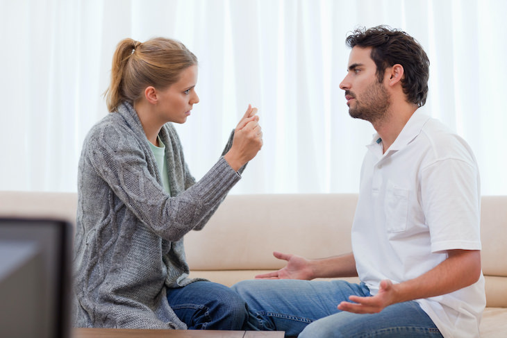 Relationship Habits That Seem Normal But Are Toxic, couple arguing