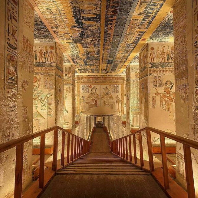 Fotos Asombrosas Con Una Historia Detrás De Ellas La Tumba de Ramsés VI, El Valle de los Reyes, Egipto