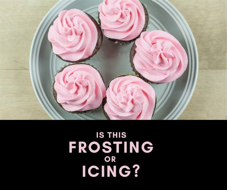  12 Funs Regional Terms Around the US, frosting vs. icing