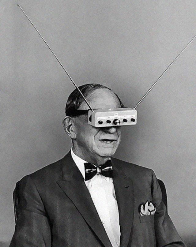 Odd Vintage Tech Inventions TV Glasses, the 1960s predecessor of the Google Glass, also failed