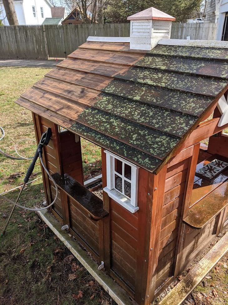 Before & After: Impressive Washing Makeovers, outdoor playhouse