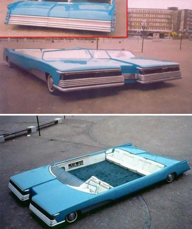 Odd Vintage Tech Inventions Behold Jay Ohrberg's 'double-wide' limousine. Fun fact: the same person created the 'American dream' super limo