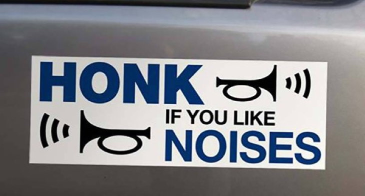 Funny Bumper Stickers honk