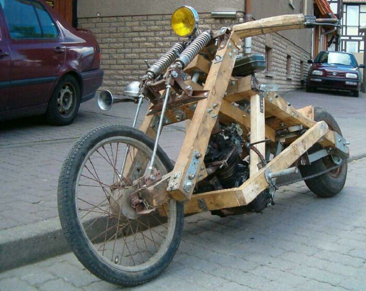 DIY Tricks, motorbike