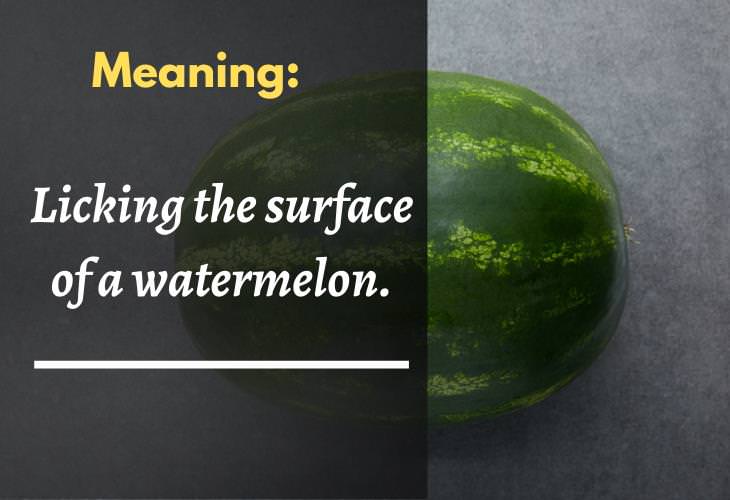 Wise Korean Proverbs, watermelon