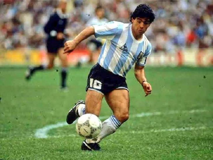 Facts About Diego Maradona, in action