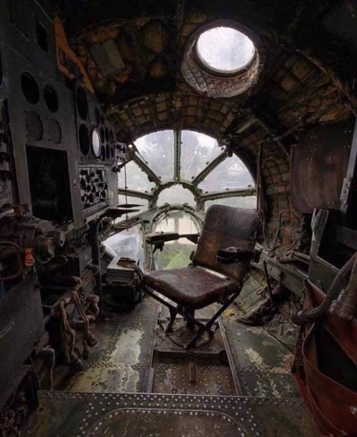 19 Images of Unusual Sights Around the World, Soviet Era Tupolev tu-104 Jet Interior