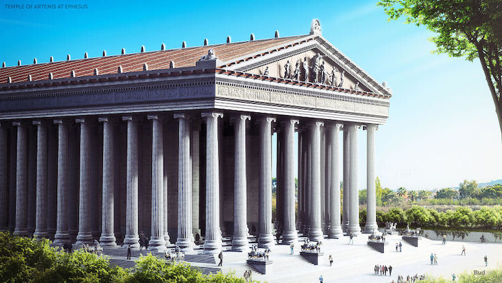 3D Reconstruction of The 7 Wonders of the Ancient World, Temple of Artemis at Ephesus