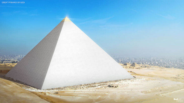 3D Reconstruction of The 7 Wonders of the Ancient World, Great Pyramids of Giza
