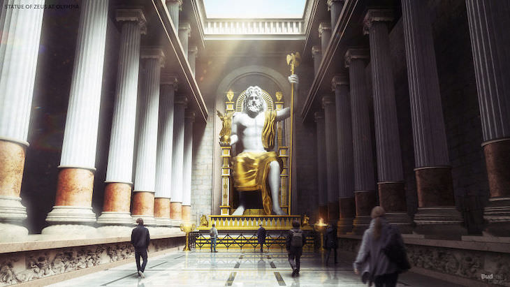 3D Reconstruction of The 7 Wonders of the Ancient World, Statue of Zeus