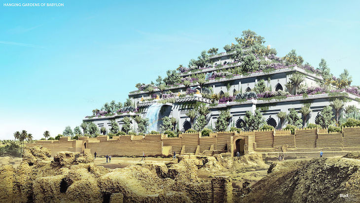 3D Reconstruction of The 7 Wonders of the Ancient World, Hanging Gardens of Babylon
