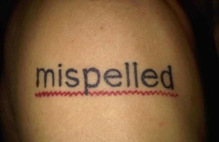 Tattoo Translation Fails misspelled