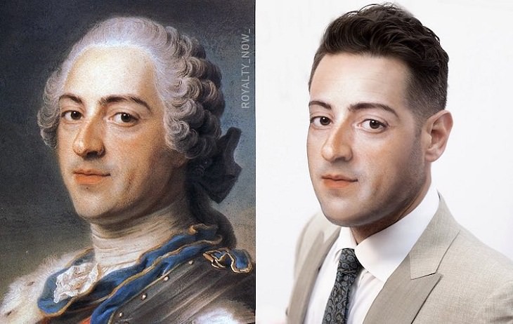 Historical Figures Recreated, Louis XV. 
