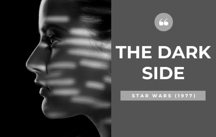English Words and Phrases That Came from Cinema and TV The dark side