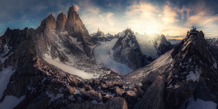 EPSON Pano Awards 2020 Winners, "Patagonia Peaks” by William Lekki